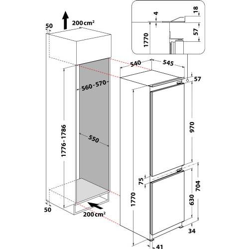 Hotpoint BCB 7030 D2 frigorifero