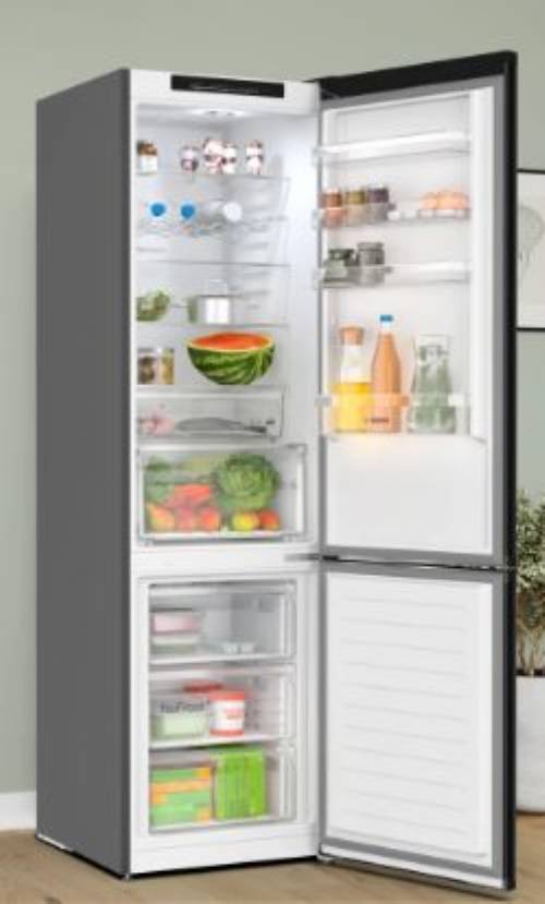 BOSCH KGN392XCF frigorifero combinato black inox
