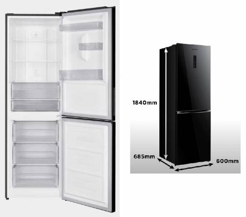 Frigorifero Combinato Nero