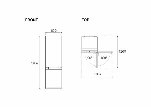 Bertazzoni REF704BBNPTC frigorifero