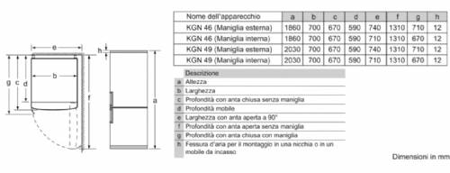 Siemens KG49NXIEP frigorifero