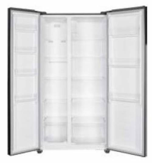 Frigorifero side by side black inox