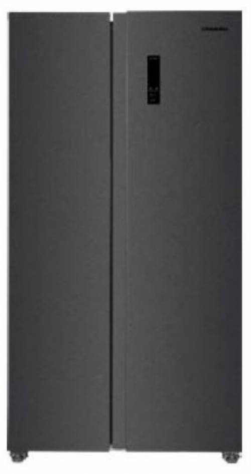 Frigorifero side by side black inox