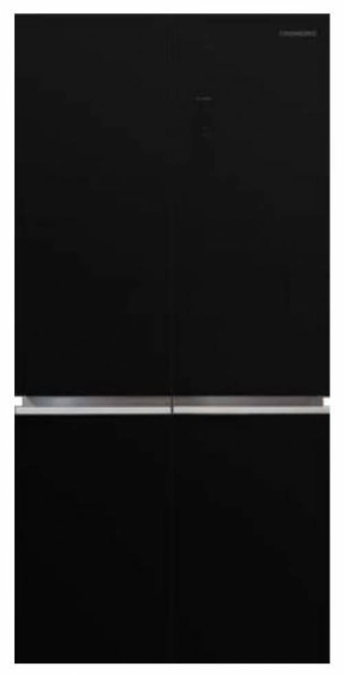 Frigorifero  cross door vetro nero