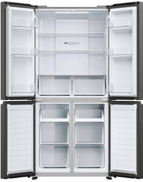 haier HCR3818ENPT 4P NERO 182X84 E frigorifero americano
