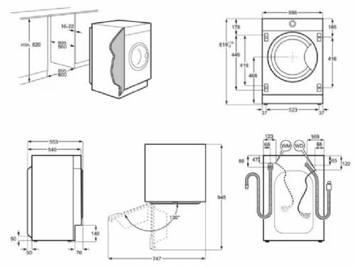 Aeg L7WEE84BI Lavasciuga