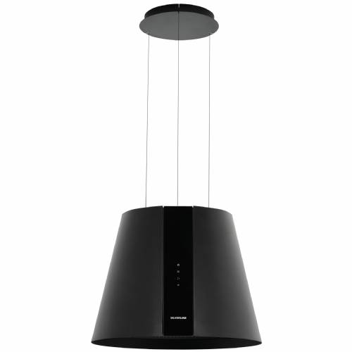 Silverline 4386 cappa a isola nero opaco
