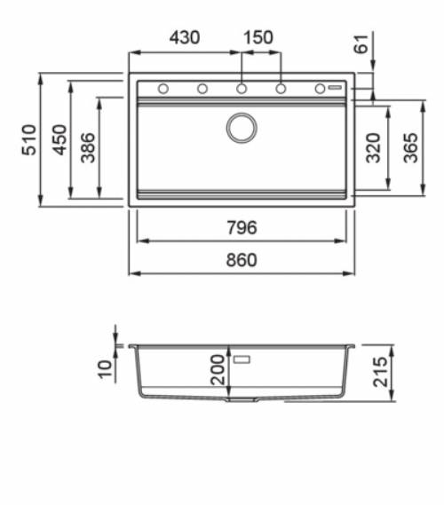 Elleci LKB36099 BEST 360 lavello