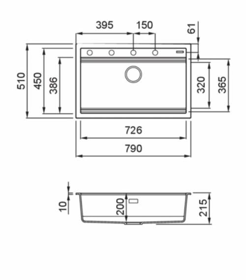 Elleci LKB13093 BEST 130 lavello