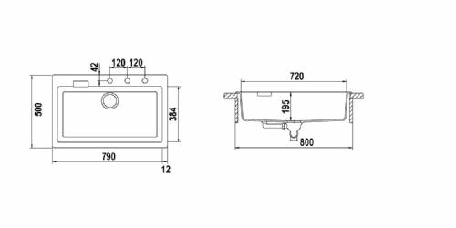 Schock PRIN100AP42 PRIMUS N100XL lavello