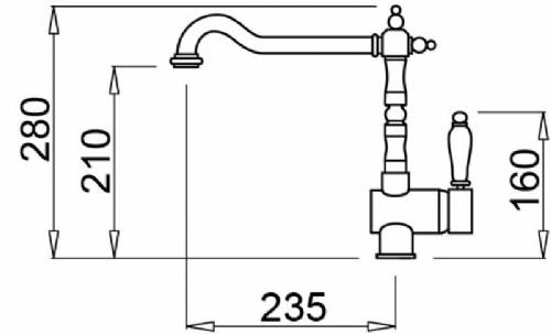 Elleci MGKRIO62 RIO miscelatore
