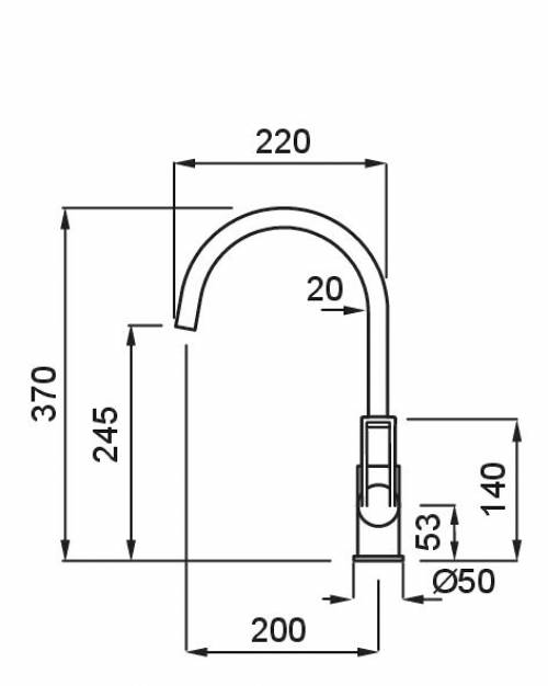 Elleci MGKBRI43 BRIDGE miscelatore