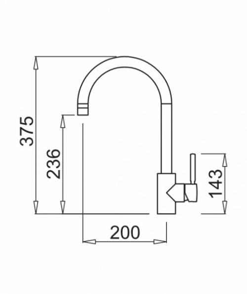 Elleci MMKCLO73 CLOUD miscelatore