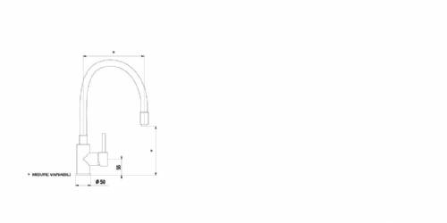 Schock SXSNAKEBK AQUASNAKE miscelatore
