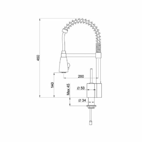 Elleci MIKCHECR CHEF miscelatore