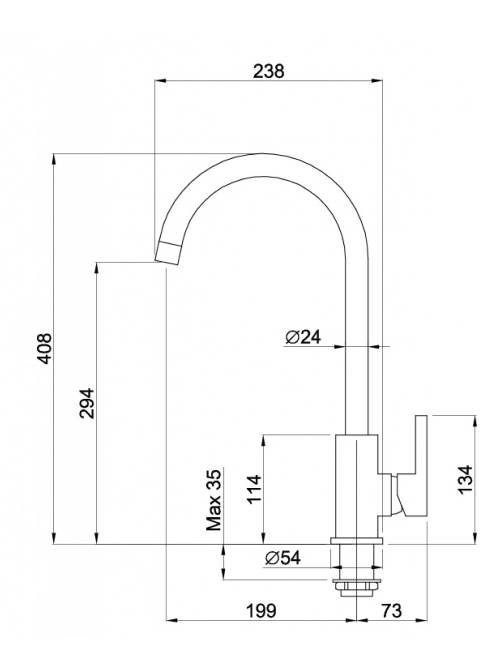 Elleci MIKC01CR  miscelatore