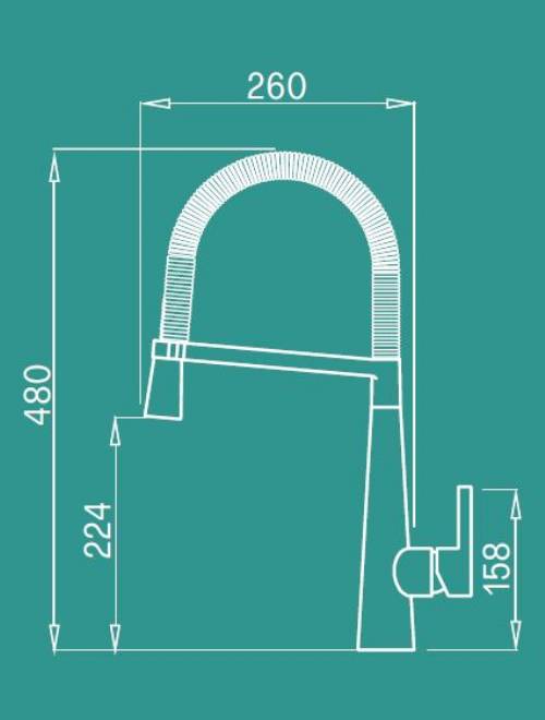 Elleci MIKP01CR miscelatore