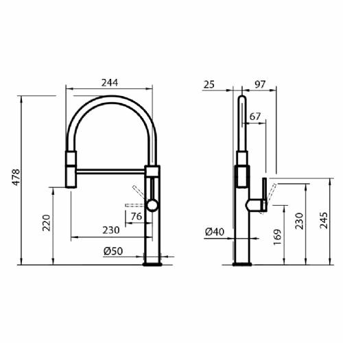 Foster 8424 856 miscelatore