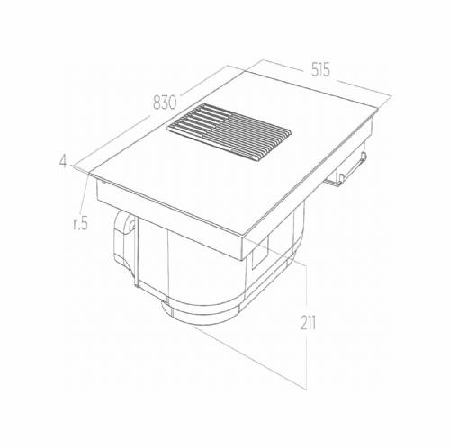 Elica NIKOLATESLA LIBRA EVO BL/A/83 PRF0196340 cappa e piano cottura