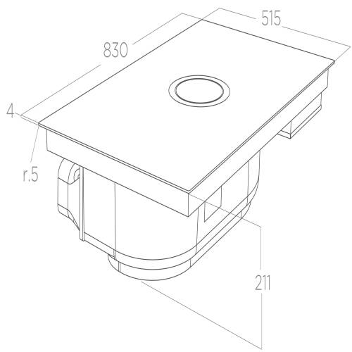 Elica NIKOLATESLA SWITCH EVO WH/A/83 PRF0196330 cappa e piano cottura