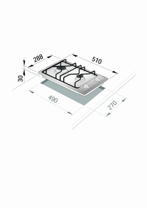 De Longhi I 23-1 D piano cottura