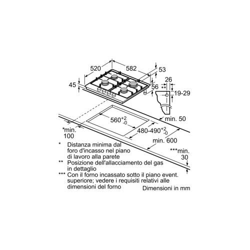 Bosch PGP6B6B80 piano cottura