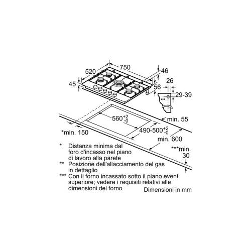 Siemens ER7A6RD70 piano cottura