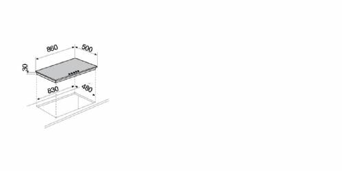 Schock STS95558 SILVER PC90 AV piano cottura