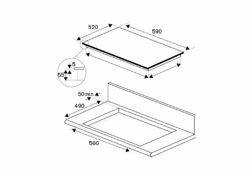 Bertazzoni P603I30NV piano cottura