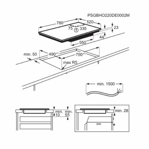 Electrolux EIV85456 piano cottura