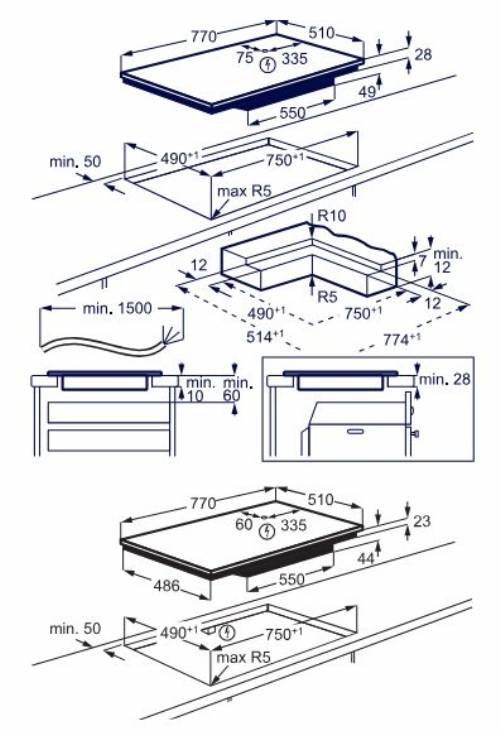 Electrolux EIS82453IZ piano cottura
