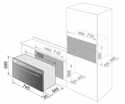 De Longhi NSM 75N PPP forno