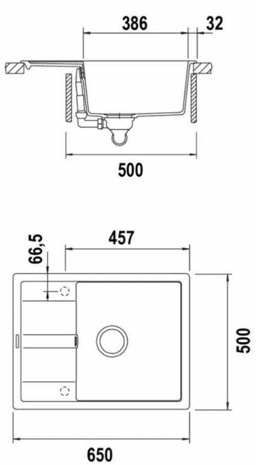 Schock ELED100XXSA01 Lavello
