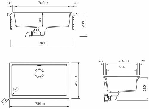 Schock LATN100XLA16 Lavello