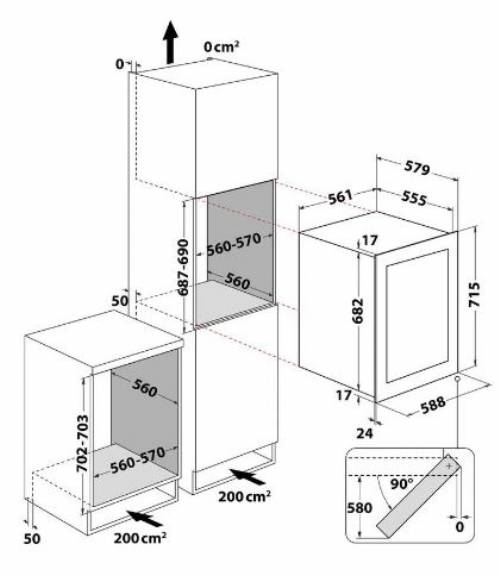WHIRLPOOL W7WC7110 CANTINE VINI