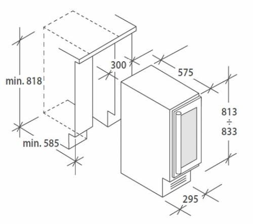 HOOVER HWCB30/1 CANTINE VINI INCASSO