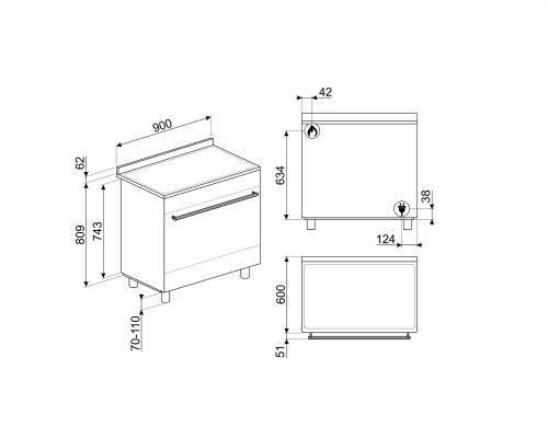 SMEG B91GMXI9 CUCINE
