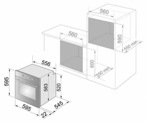 DE LONGHI FM6XL FORNI 60