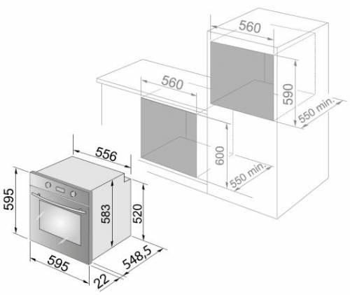 DE LONGHI NKM17NLNDG FORNI 60