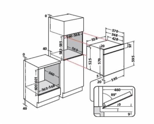 INDESIT IO235HB FORNI 60