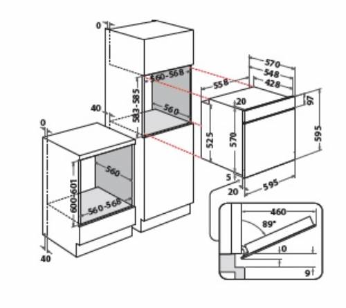 INDESIT IO255HX FORNI 60