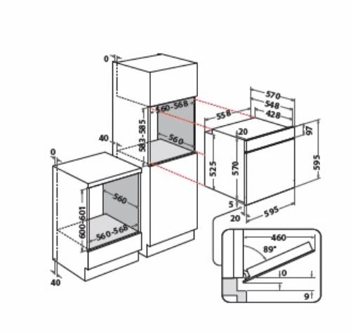 INDESIT IO2350HX FORNI 60