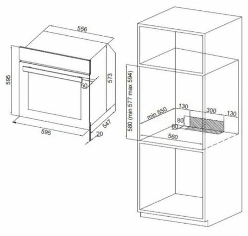 SILVERLINE BO6505TB01 FORNI 60