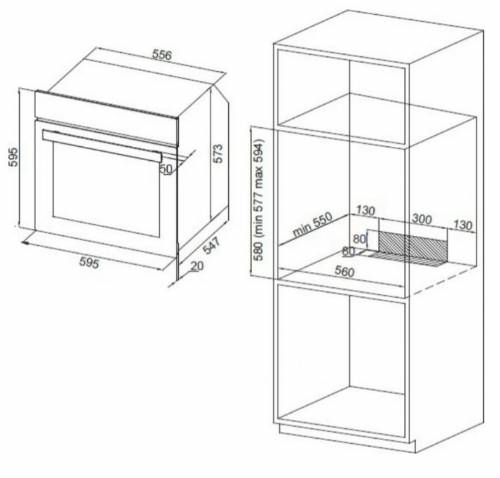 SILVERLINE BO6505TW01 FORNI 60