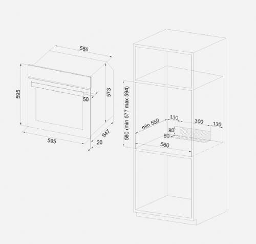 SILVERLINE BO6505TX01 FORNI 60