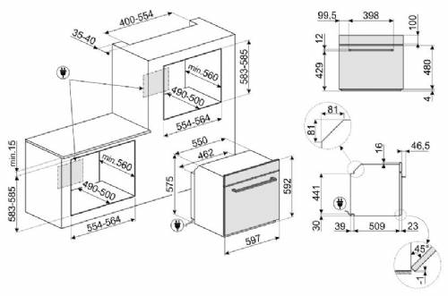 SMEG SF6400TVN FORNI 60