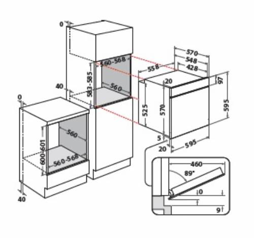 INDESIT IO278PX FORNI 60