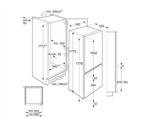 SMEG C4172F FRIGORIFERI