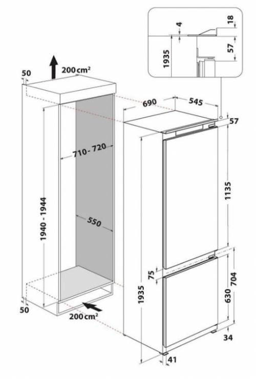 INDESIT IND402 FRIGORIFERI