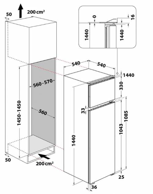 INDESIT IND2040E FRIGORIFERI
